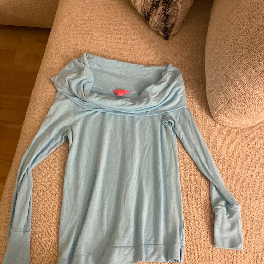 Lilly Pulitzer off the shoulder sweater